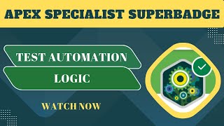 Test Automation Logic  Apex Specialist Superbadge [upl. by Aliber]