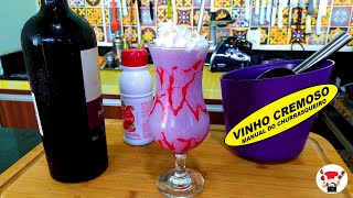 Como Fazer Coquetel Espanhola com vinho e Chantilly [upl. by Rebbecca705]