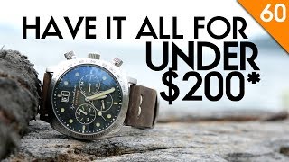 Spinnaker Hull Chronograph Awesome Lume  Watch Review [upl. by Fuller]