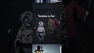 Tomioka vs Ruiz anime kimetsu tanjiro kimetsunoyaiba demonslayer rui tomioka edit peleas [upl. by Goddart]