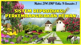 Materi IPA Kelas 9  Sistem ReproduksiPerkembangbiakan pada Hewan [upl. by Vaientina]