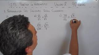 213 PRACTICA LO APRENDIDO 9º GRADO UNIDAD 2 [upl. by Lonny]