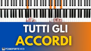 ACCORDI AL PIANOFORTE la guida completa [upl. by Reffinnej]