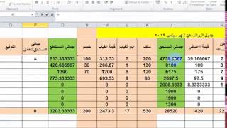 كيفيه تصميم جدول رواتب الموظفين على الاكسل excel [upl. by Bartlett917]