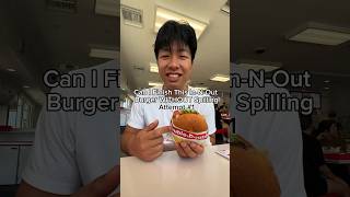 inNout burger WITHOUT spilling shortsvideo [upl. by Refotsirk549]