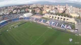 Stadio Francioni di Latina dallalto  Riprese Aeree [upl. by Bithia]