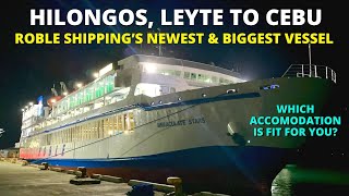 Hilongos Leyte to Cebu City MV Immaculate Stars of Roble Shipping Barko Vlog  Philippines Travel [upl. by Lotta]