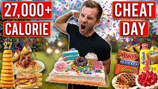 I Ate 27000 CALORIES For My 27th BIRTHDAY [upl. by Papst]