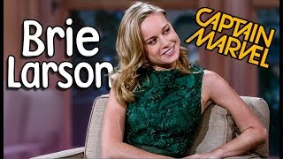 Every Brie Larson with Craig Ferguson Captain Marvel [upl. by Nomma272]