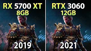 RX 5700 XT vs RTX 3060 12GB  Test in 11 Games [upl. by Naehgem]