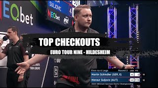 TOP CHECKOUTS 2024 German Darts Championship [upl. by Ronoc]