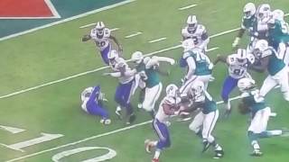 Landry hit on Willams [upl. by Yecaw]