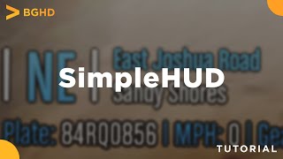 Simple HUD  FiveM Install TutorialOverview [upl. by Weisburgh]