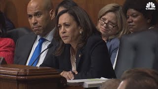 Kamala Harris grills AG Barr during Senate hearing [upl. by Hampton]