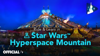 Disneyland Paris  Ride amp Learn in Star Wars Hyperspace Mountain 💫 [upl. by Minoru]