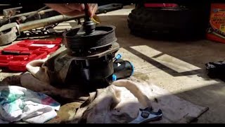 Ford 73 Hydroboost Power Steering Pump Replacement and Bleeding Air Out of the System  Full Video [upl. by Nemra448]