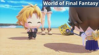 Tidus amp Yuna meet in World of Final Fantasy [upl. by Deste]