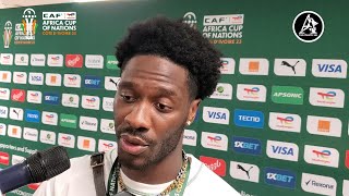 Super Eagles defender Ola Aina speaks of the defense as the backbone for Nigerias success at AFCON [upl. by Hgielyak935]