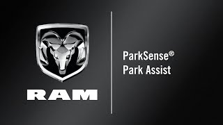 ParkSense® Park Assist  How To  2020 Ram 1500 DT [upl. by Odanref211]