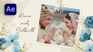 Wedding Invitation Video Template Free Download  After Effects Tutorial  Motion Rex [upl. by Aitnwahs875]