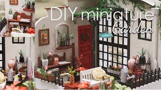 DIY Miniature Dollhouse  Rolife Millers Garden [upl. by Anyel]