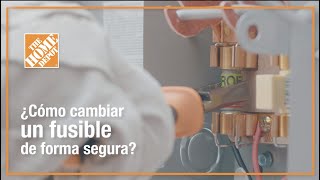 ¿Cómo cambiar un fusible de forma segura  Eléctrico  The Home Depot Mx [upl. by Haron]