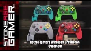 Retro Fighters Wireless Brawler64 Overview [upl. by Eahsel]