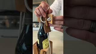 Wine Bottle Puzzle Unlock HOW TO SOLVE THE GIFT SET [upl. by Oleta389]