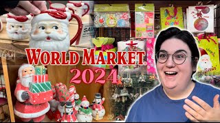 World Market Christmas 2024 SHOP WITH US for vintage inspired Christmas decorations [upl. by Booth424]