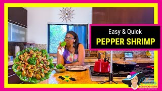 Easy Hot Pepper Shrimp How To Make Amazing Shrimp in 10 Minutes with 2 Ingredients Jamaican Shrimp [upl. by Ijneb]