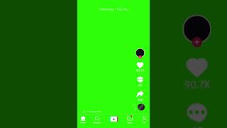 TikTok Overlay Green Screen Motion Graphics 4K 30fps Copyright Free videoediting effects green [upl. by Rosetta184]