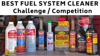 The Best Pour In Fuel Injector Cleaner  9 Tested In The Challenge  This One Works [upl. by Aihsekyw]