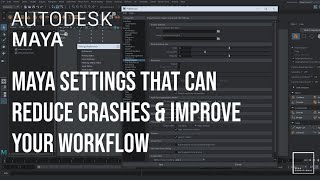 Tired of Maya crashing Use these settings and improve your workflow in Autodesk Maya [upl. by Amis232]