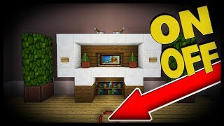 ✔ Minecraft How to make a Working TV [upl. by Arbas]