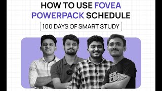 FOVEA POWERPACK  100 DAY STUDY SCHEDULE PROGRAM  LIVE SESSION  TEAM FOVEA  UMMER FARIS KM [upl. by Aarika550]