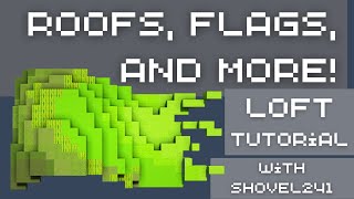 Minecraft Flags Roofs and more  Arceon Loft Tutorial [upl. by Yztim]