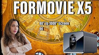 80quot to 1000quot Screen Formovie 4K Ultra Dolby Vision amp Audo [upl. by Kirsti]