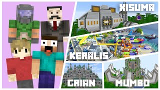 Every Hermits Bases   Hermitcraft Season 7  Compilation Of All Of The Hermits Main Mega Bases [upl. by Inge]