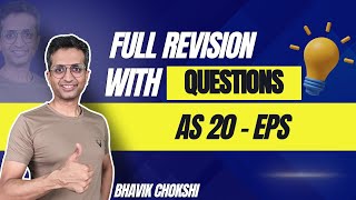 AS 20 EPS Full Revision  All Concepts with Important Questions  CA Inter [upl. by Jacquelyn]