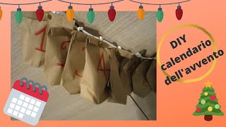 DIY calendario dell avvento con sacchettini [upl. by Dnomso874]