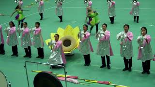 武庫川女子大学附属中学校高等学校マーチングバンド部Eins Winter Marching Party in Kyoto2017 [upl. by Weston]