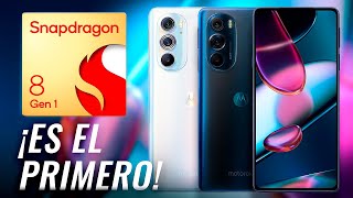 Motorola Edge X30 PRIMERO CON Snapdragon 8 Gen 1 OFICIAL [upl. by Aleuqahs]