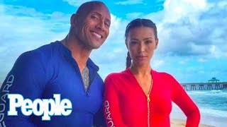 Baywatch Ilfenesh Hadera On Dwayne Johnson Advice Fiancé Reaction To Kiss  People NOW  People [upl. by Anadroj285]