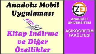 AÖF Anadolu Mobil  Kitap İndirme ve Diğer Özellikler  İnceleme [upl. by Lliw]