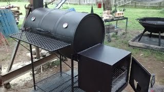 Barrel smoker build [upl. by Harat452]