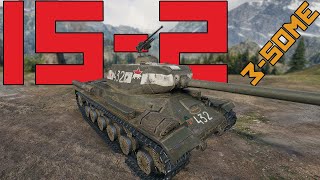 IS2 3 builds 3 games  World of Tanks [upl. by Leamhsi]