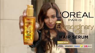 LOréal Paris Extraordinary Oil Serum  For shiny and softer hair all day long [upl. by Alameda453]