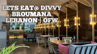 LUNCH DIVVY BROUMANA LEBANON  OFW [upl. by Adalai]