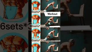 Home workout motivation abssixpackexcercise gymroutinegym exercise [upl. by Ellimak]