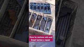 How to restore old and Dead battery repair solar car battery repair shorts viralvideo [upl. by Elisa167]